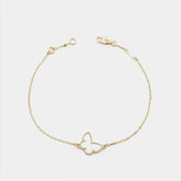 Van Cleef & Arpels Sweet Alhambra Butterfly Mother of Pearl Bracelet